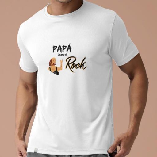 Camiseta Papá eres Rock