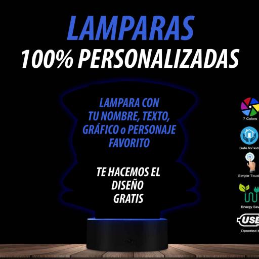 Lampara Personalizada 100%