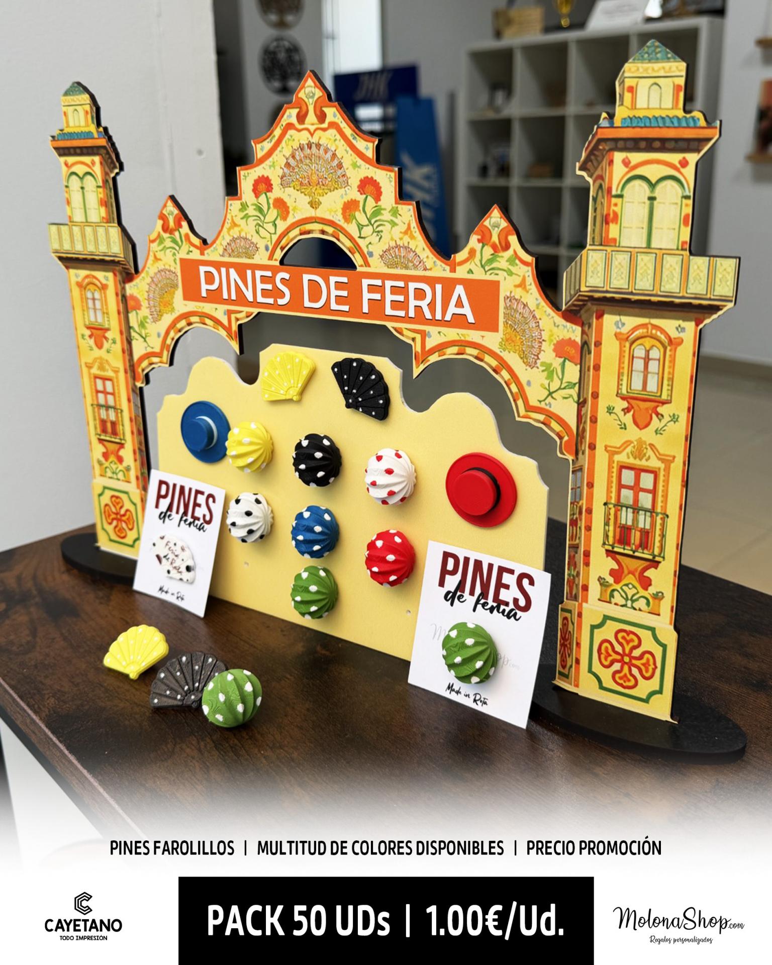 Pin Farolillo de Feria PACK 50 UDs