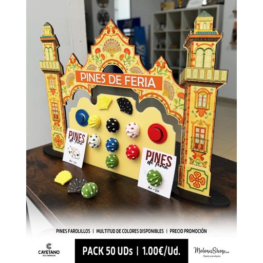 Pin ABANICO de Feria PACK 50 UDs [1]