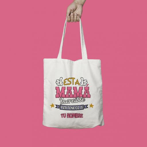 Bolsa Tela Esta Mamá Increíble [0]