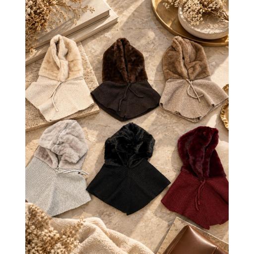 Balaclava capucha toda pelo 