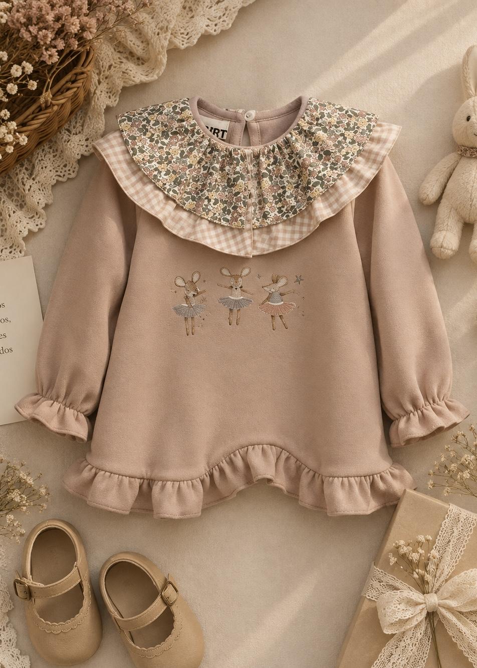 Vestido felpa balancín