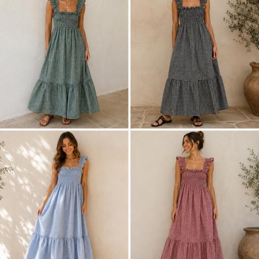 Vestido cuadro en Vicky  [0]