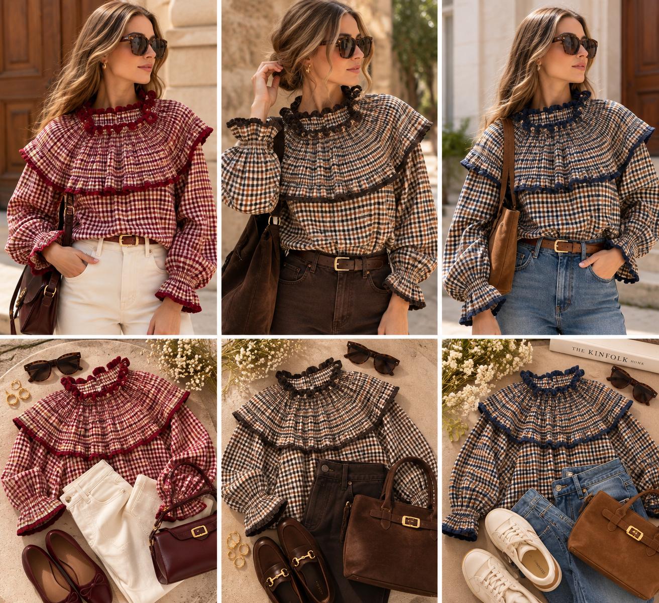 Blusa vichy