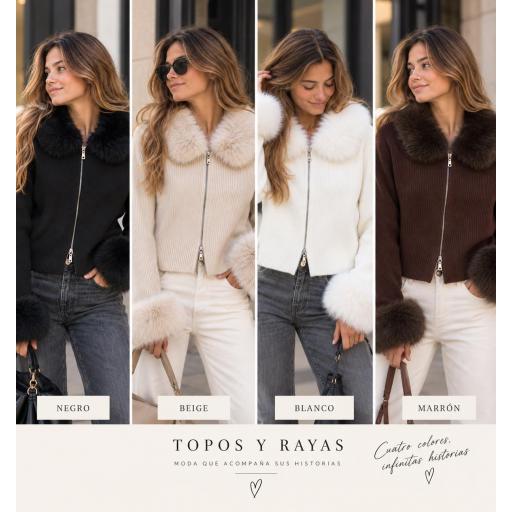 Chaqueta punto y pelo  [0]