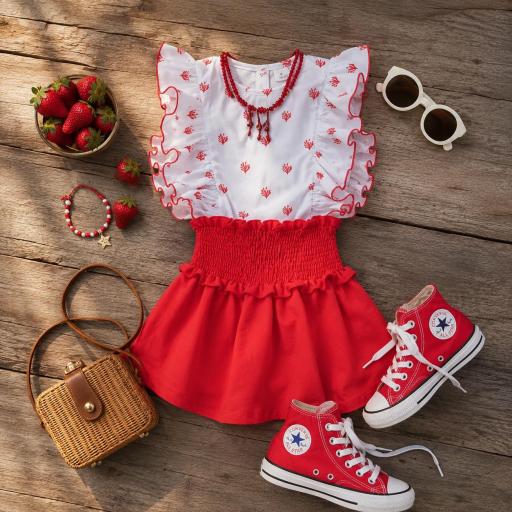 Conjunto falda coral  [2]