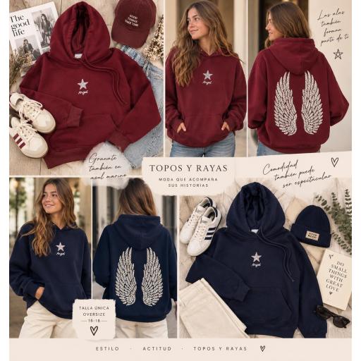 Sudadera alas y estrellas  [0]