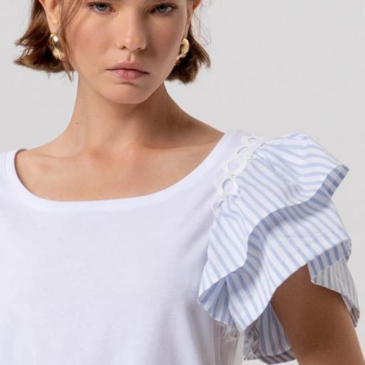 Camiseta manga volantes  [1]