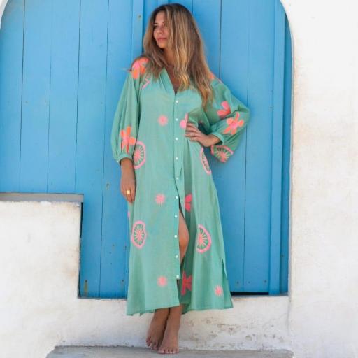 Vestido Cerdeña verde  [0]