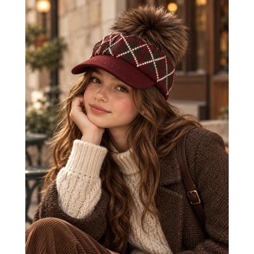 Gorra punto y pelo natural  [2]
