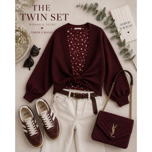 Twin-set chaqueta más blusa  [3]