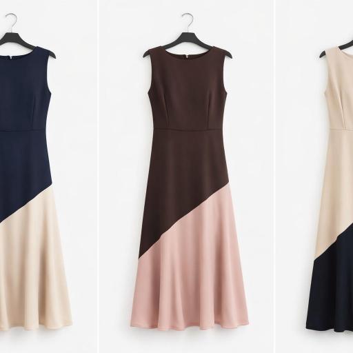 Vestido bicolor  [0]