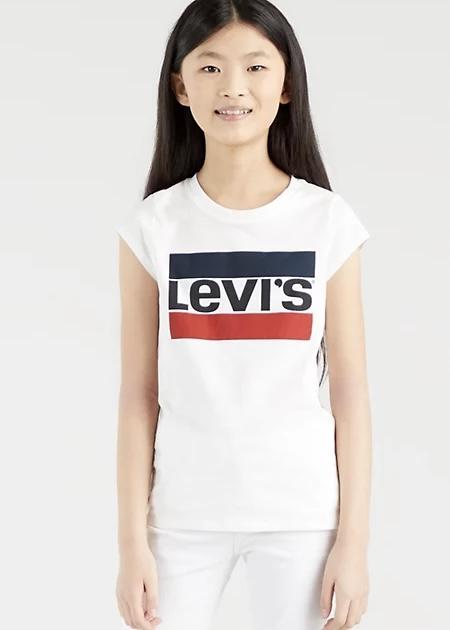 Último Elástico grosor Camiseta niña Levis : 18,00 €