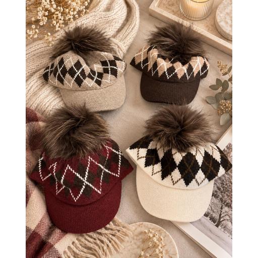 Gorra punto y pelo natural  [0]