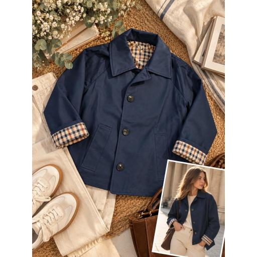 Chaqueta tela gabardina 