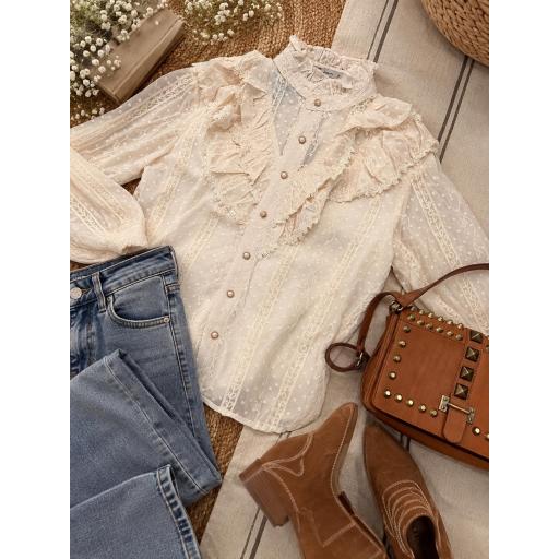 Camisa beige  [0]