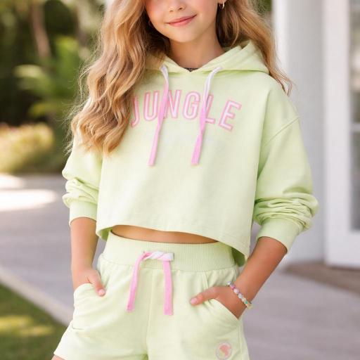 Conjunto felpa fluor 