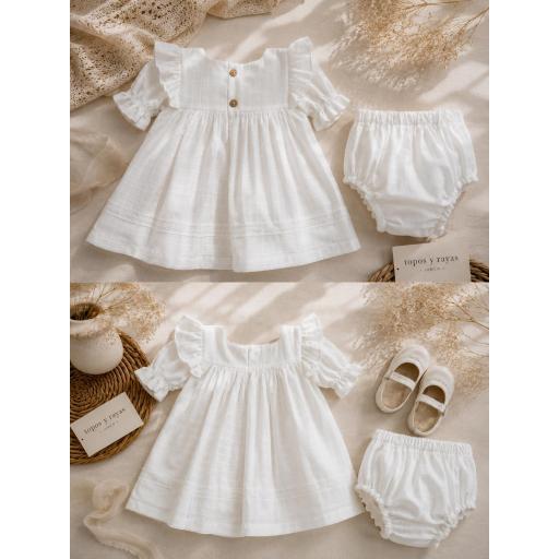 Vestido y braga blanco  [0]