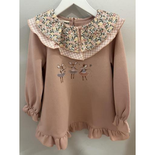 Vestido felpa balancín 