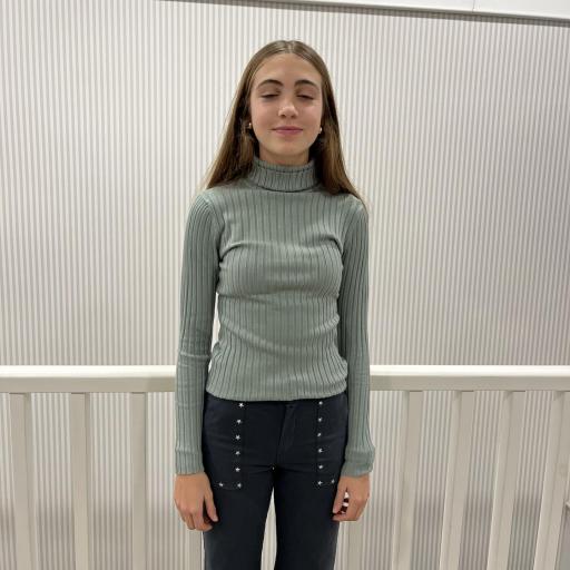 Jersey cuello alto 