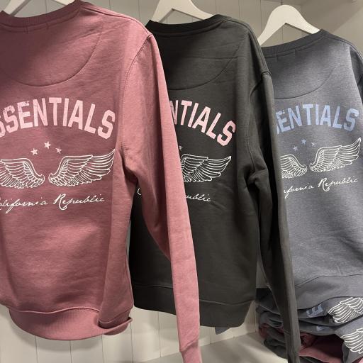 Sudadera cuello caja 