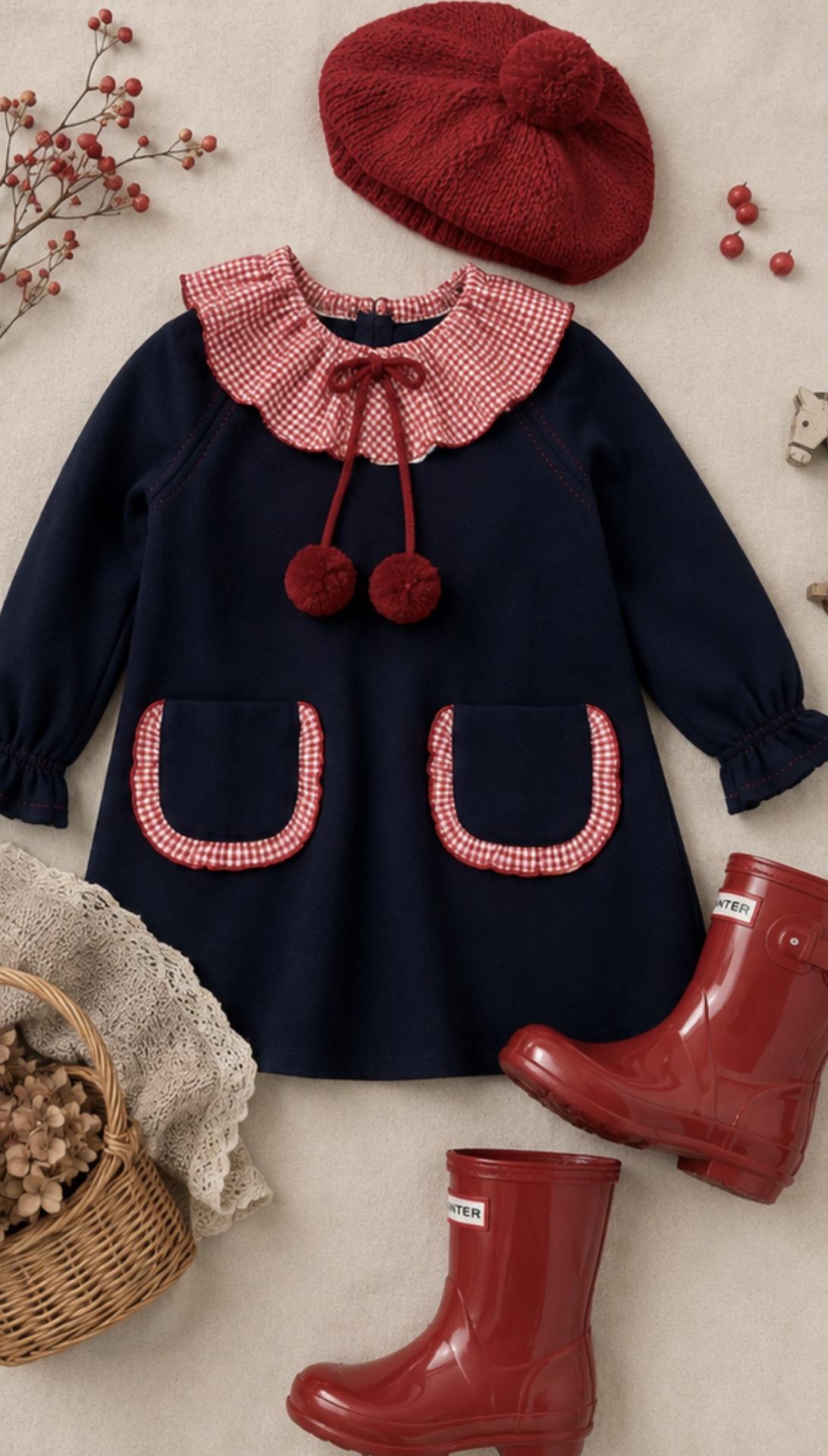 Vestido felpa mushroom