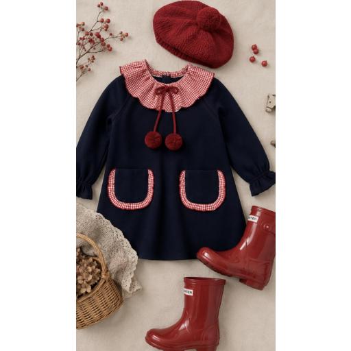 Vestido felpa mushroom