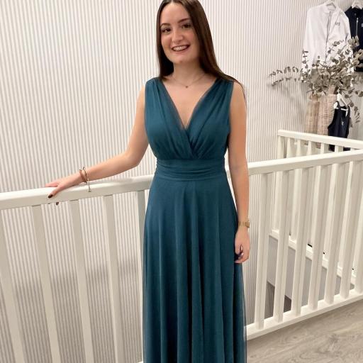 Vestido tul cruzado  [1]