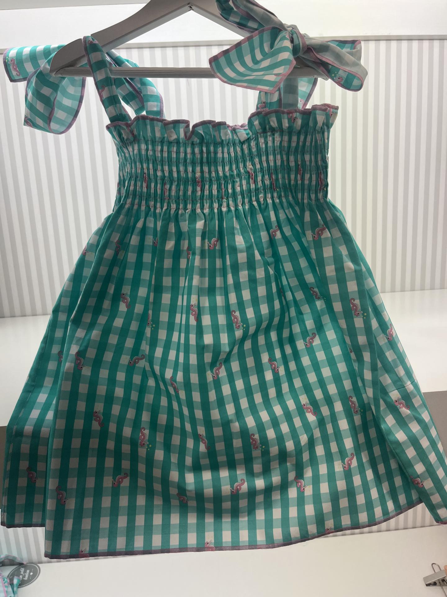 Vestido caballo de mar