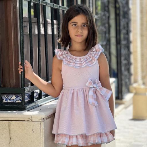 Vestido mini cuadro vichy [1]