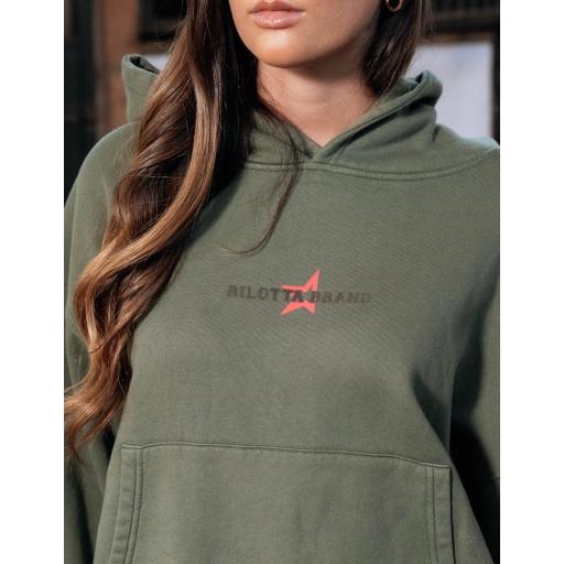 Sudadera whistler verde y naranja  [0]