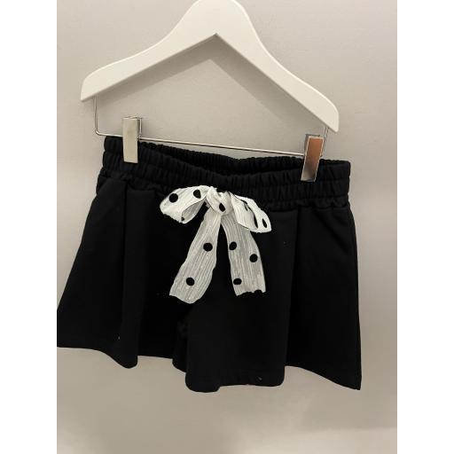 Short felpa negro  [1]