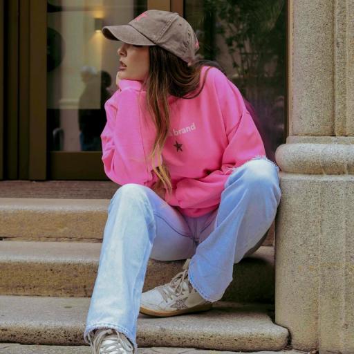 Sudadera fucsia leopardo  [0]