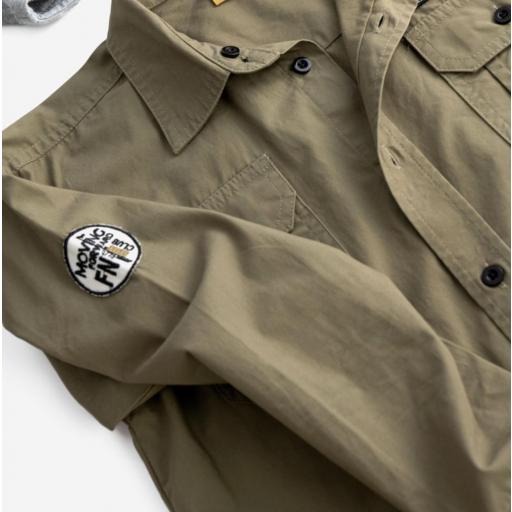 Camisa militar capucha 