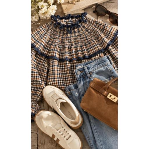 Blusa vichy  [3]