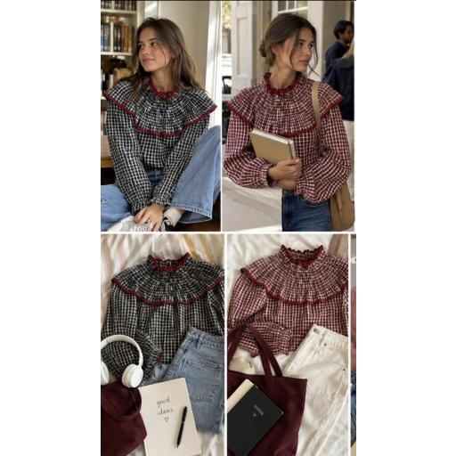 Blusa cuadros  [0]