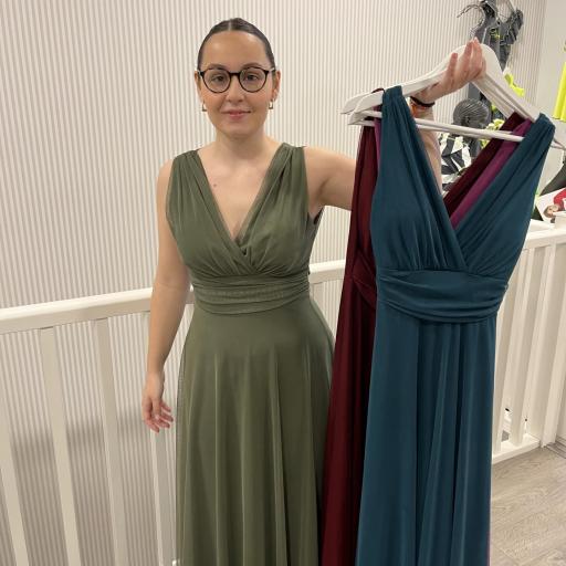 Vestido tul cruzado  [3]