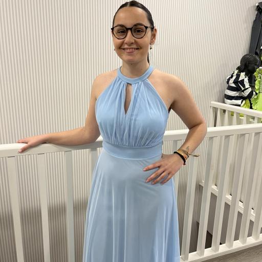 Vestido largo de tul  [1]