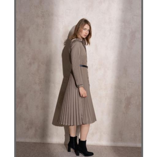 Vestido plisado  [0]