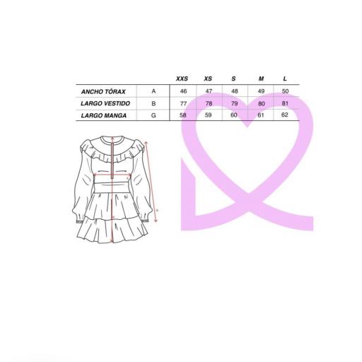 Vestido Chiara Bourdeos  [3]