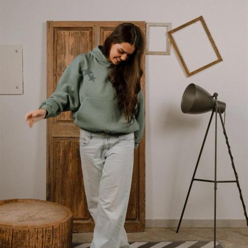 Hoodie starlover verde musgo [1]