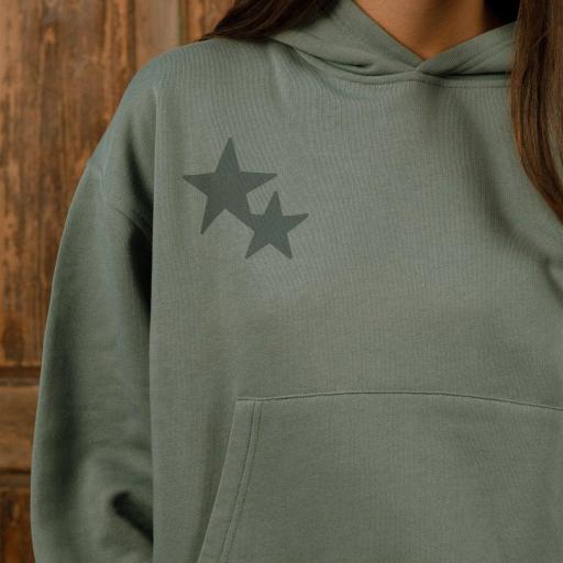 Hoodie starlover verde musgo [0]