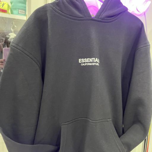 Hoddie negra estrella tachuelas  [1]