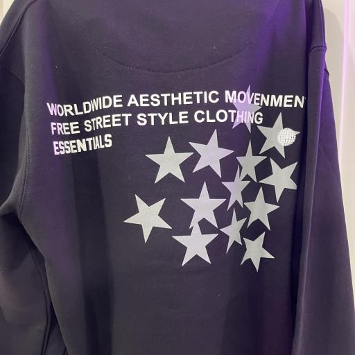 Sudadera unisex cuello caja  [2]