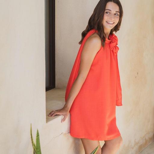 Vestido coral  [1]