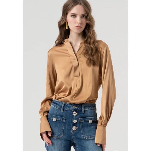 Blusa en satén  [0]