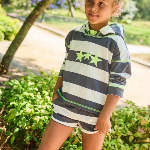 Conjunto rayas niña 