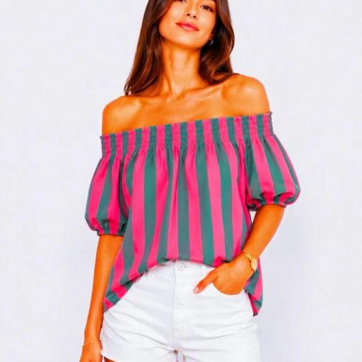 Blusa engomada rayas  [2]