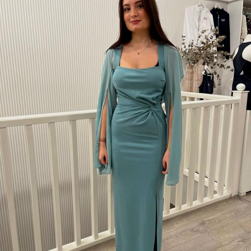 Vestido y chaqueta mint 